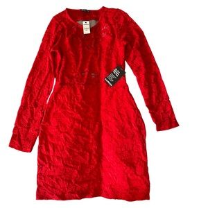 🔥 Express New red long sleeve women’s dress